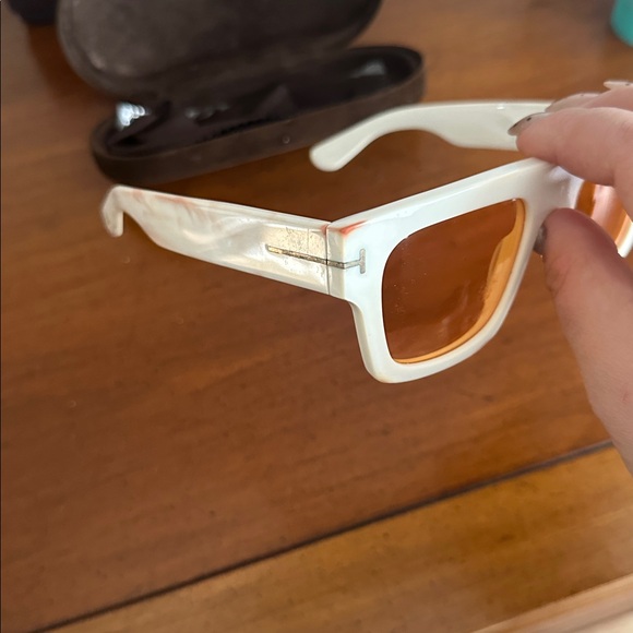 Tom Ford Cream Sunglasses - Picture 3 of 5